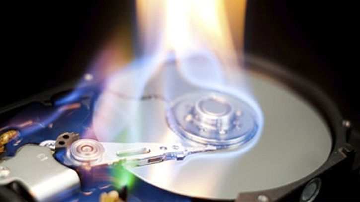 خرابی هارد سرور