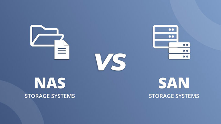 تفاوت استوریج های NAS و SAN