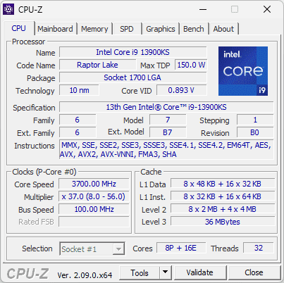 نرم افزار cpu-z
